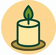 Cup Candle icon Kerze